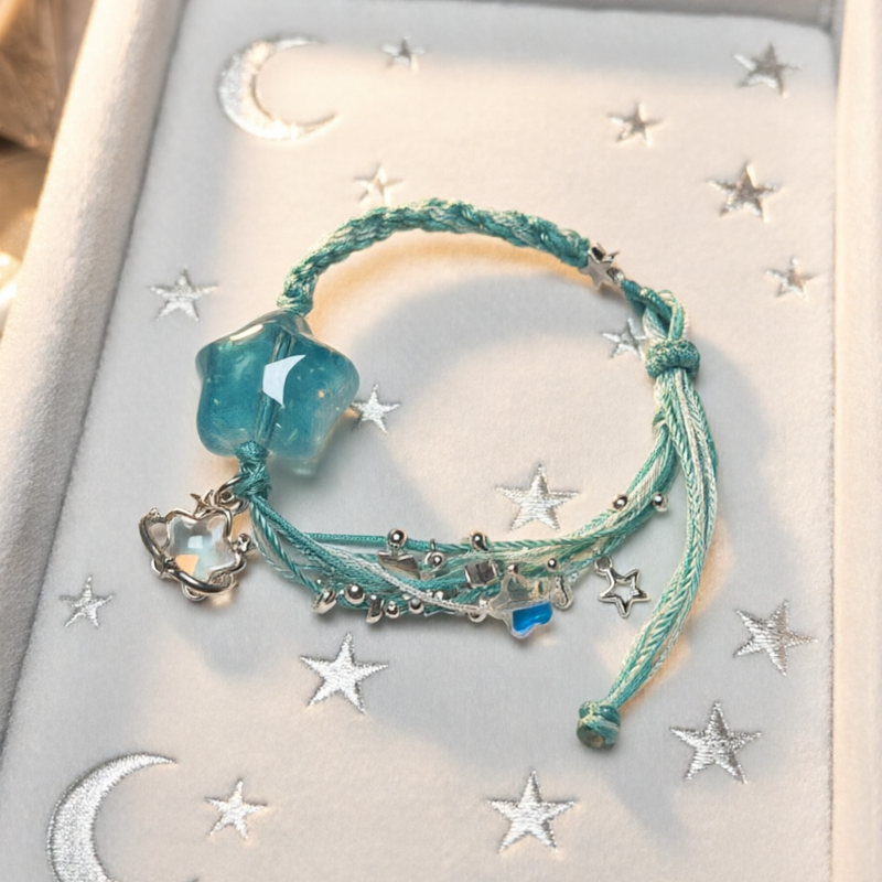 Star River Handmade Weaving Bracelet Women's Jewelry Star Pendant