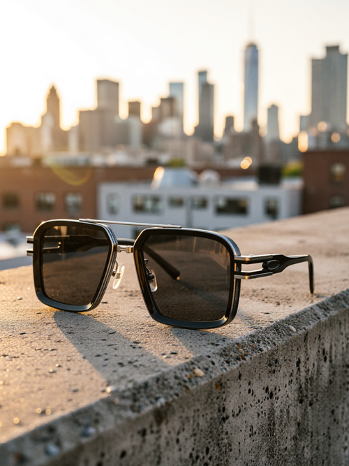 Bandimu Double Bridge Square Sunglasses Urban