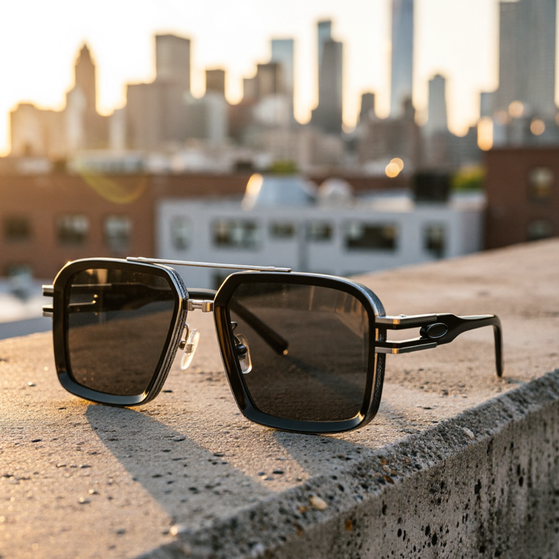 Double Bridge Square Sunglasses Urban