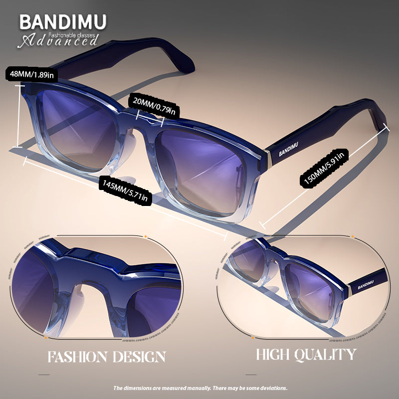 Tortoise Square Sunglasses UV400 Driving Shades