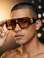 Bandimu Leopard Oversized Gradient Sunglasses - View 4