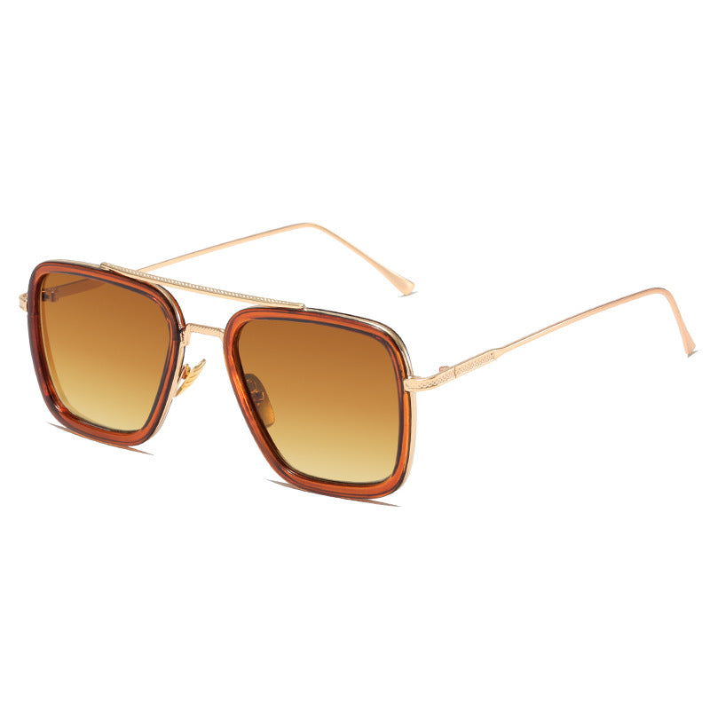 Gold Transparent Frame Glasses