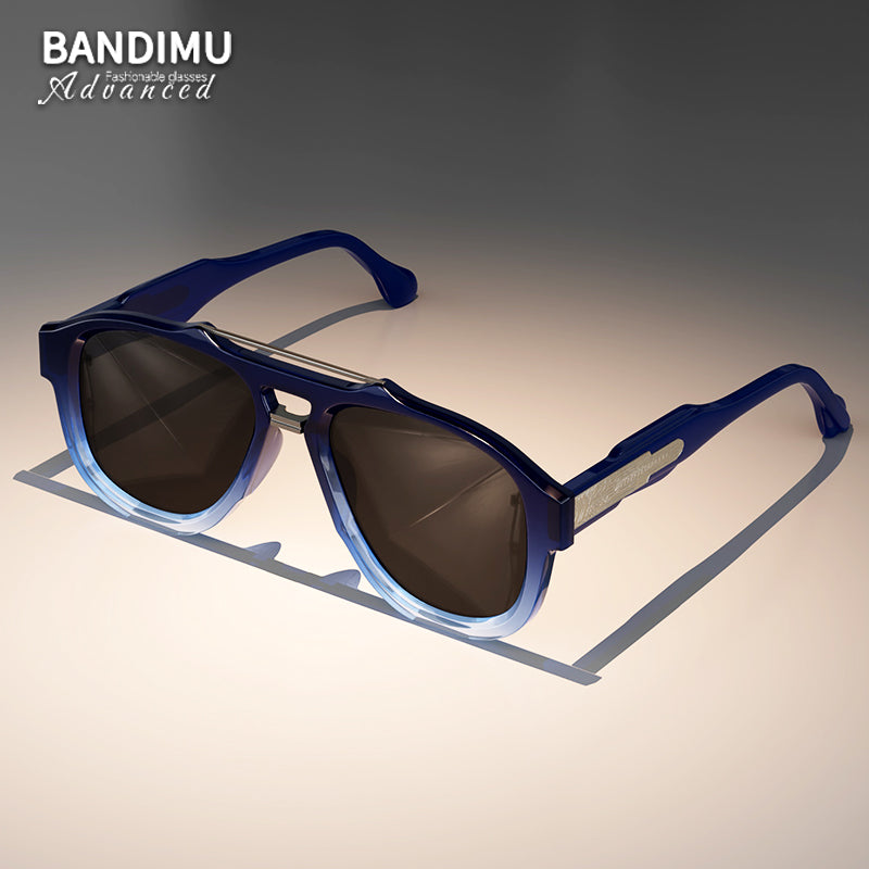 Vintage Tortoise Shell Aviator Sunglasses | UV400 Protection Luxury Pilot Shades