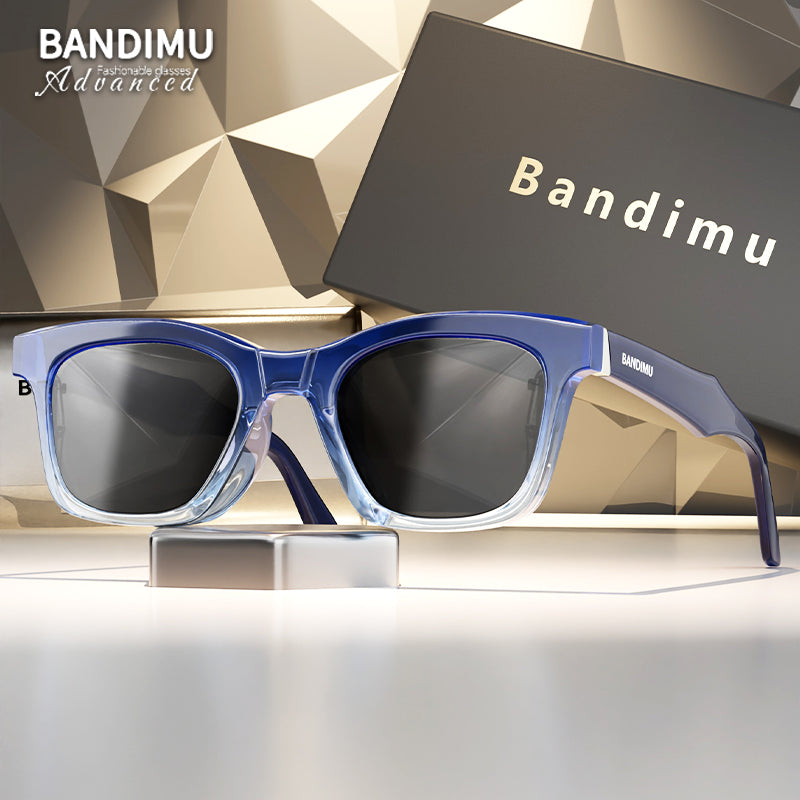 BANDIMU Gradient Blue Square UV400 Sunglasses