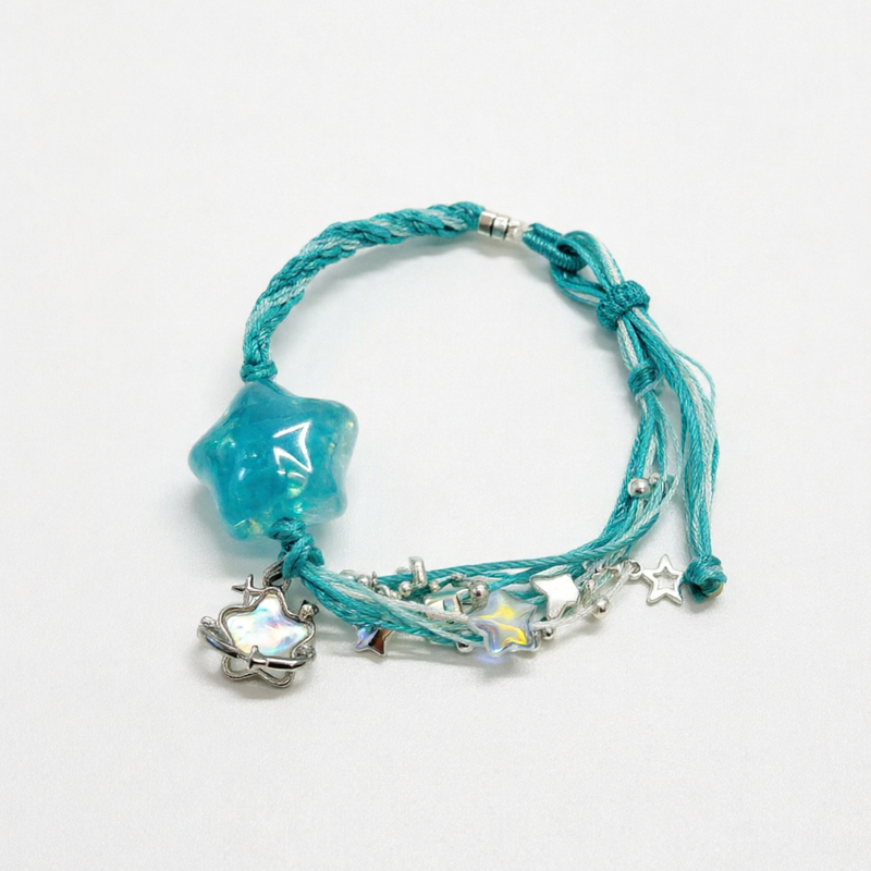 Star River Handmade Weaving Bracelet Women's Jewelry Star Pendant