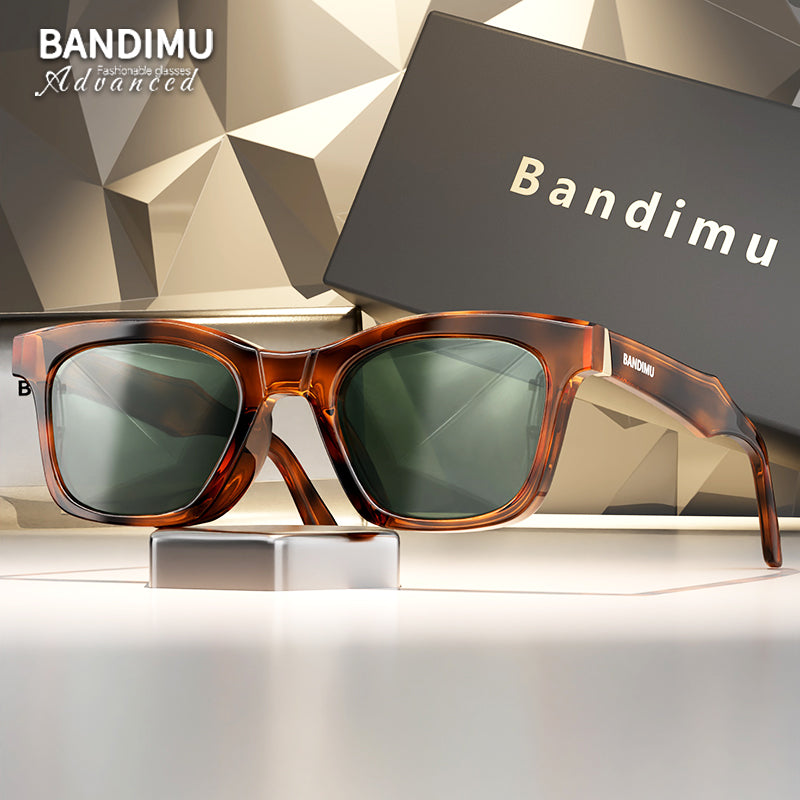 BANDIMU Gradient Blue Square UV400 Sunglasses