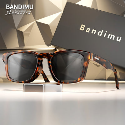 BANDIMU Gafas de sol cuadradas Tortoise - Premium Sunglasses | Bandimu