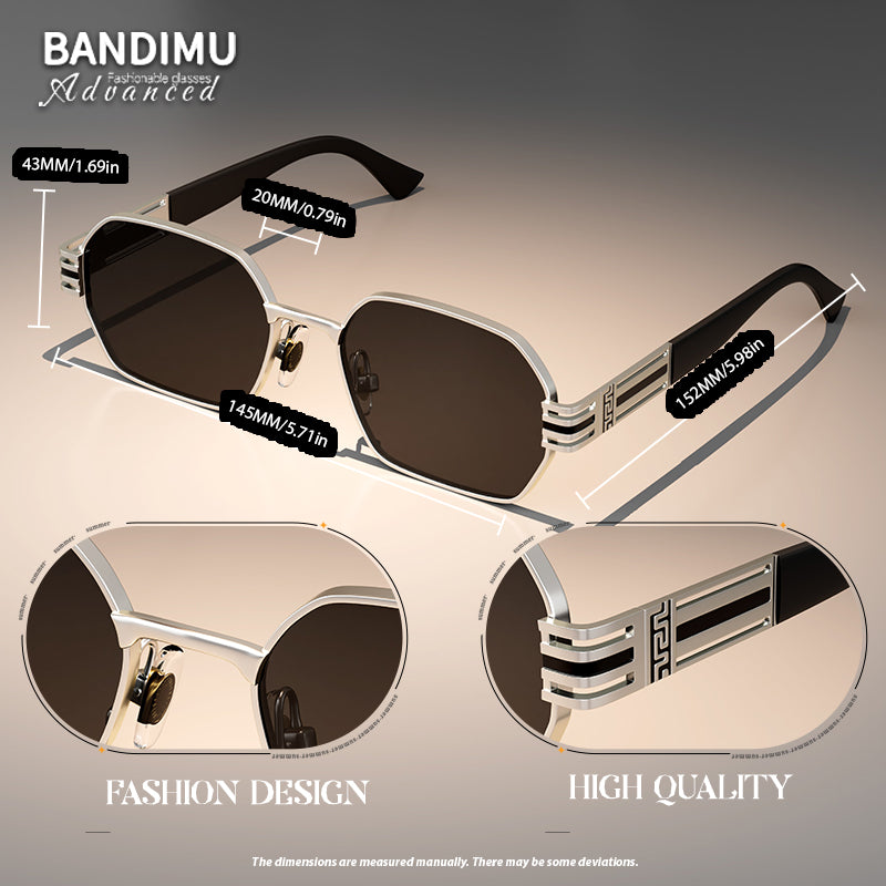 BANDIMU Focus Square UV400 Sunglasses