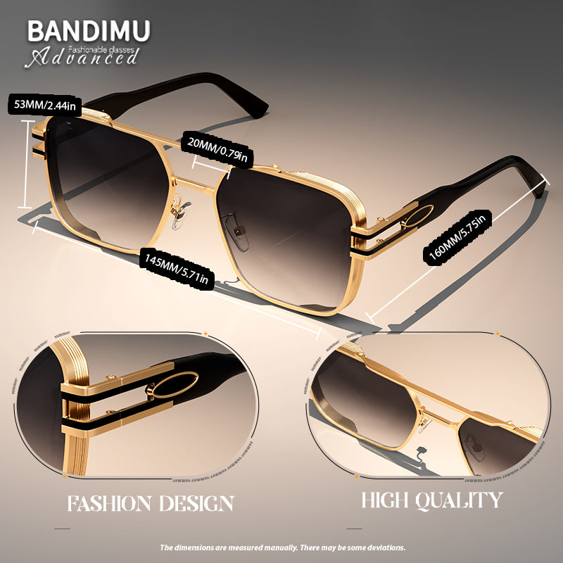 BANDIMU Designer Square UV400 Sunglasses